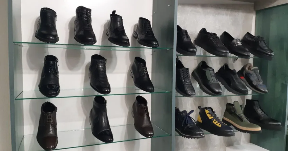 Shop of luxury Italian shoes