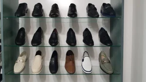 Shop of luxury Italian shoes